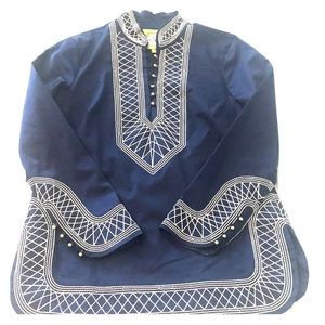Elizabeth McKay navy tunic size 4